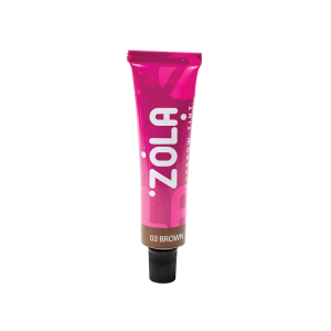 ZOLA Krāsa uzacīm ar kolagēnu BROWN, 15ml