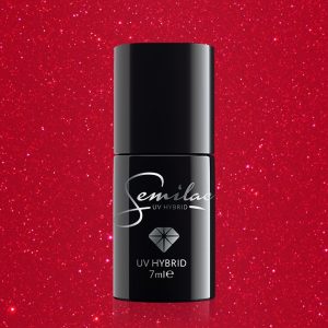025 UV Hybrid Semilac Glitter Red 7ml