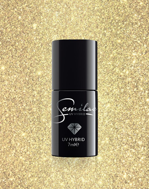 037 UV Hybrid Semilac Gold Disco 7ml