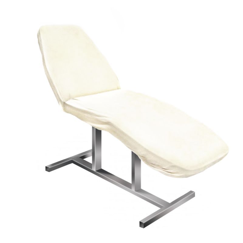 Pārvalks kušetei, krēmīgs