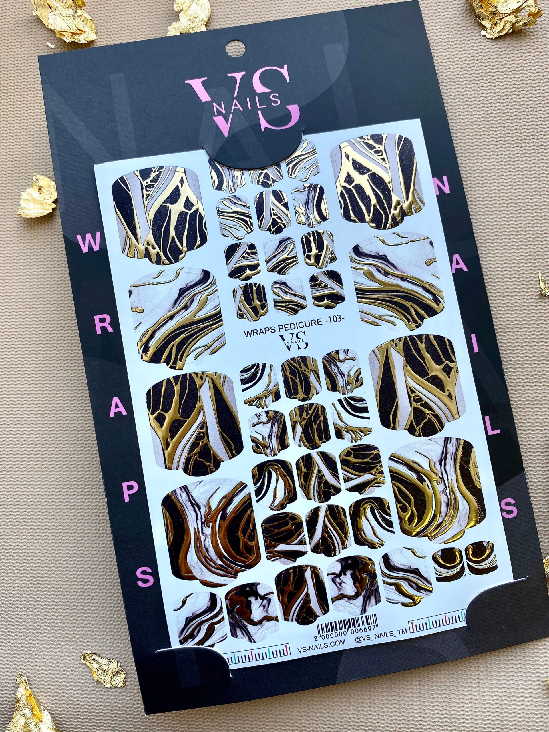 VS NAILS Pedicure Wraps Nr.103