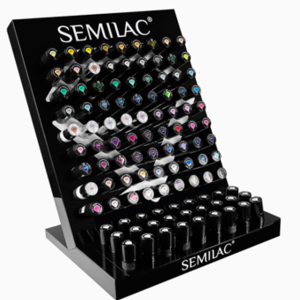 Semilac displejs 81+27=108 gab. (uz galda novietojams)