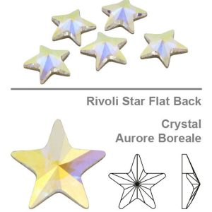 2816 MM 5,0 CRYSTAL AB F- 6 GAB. SWAROVSKI