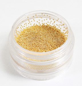 Metāla dizaina mikro lodes, zelta (0.6 mm) 5 gr.