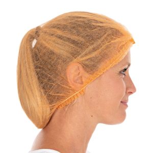 Gofrētas cepurītes Oranža krāsa 100gab./iep.