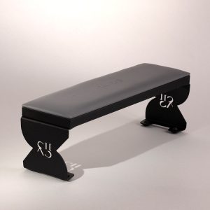 SHEMAX Roku balsts pelēks ar melnām kājām