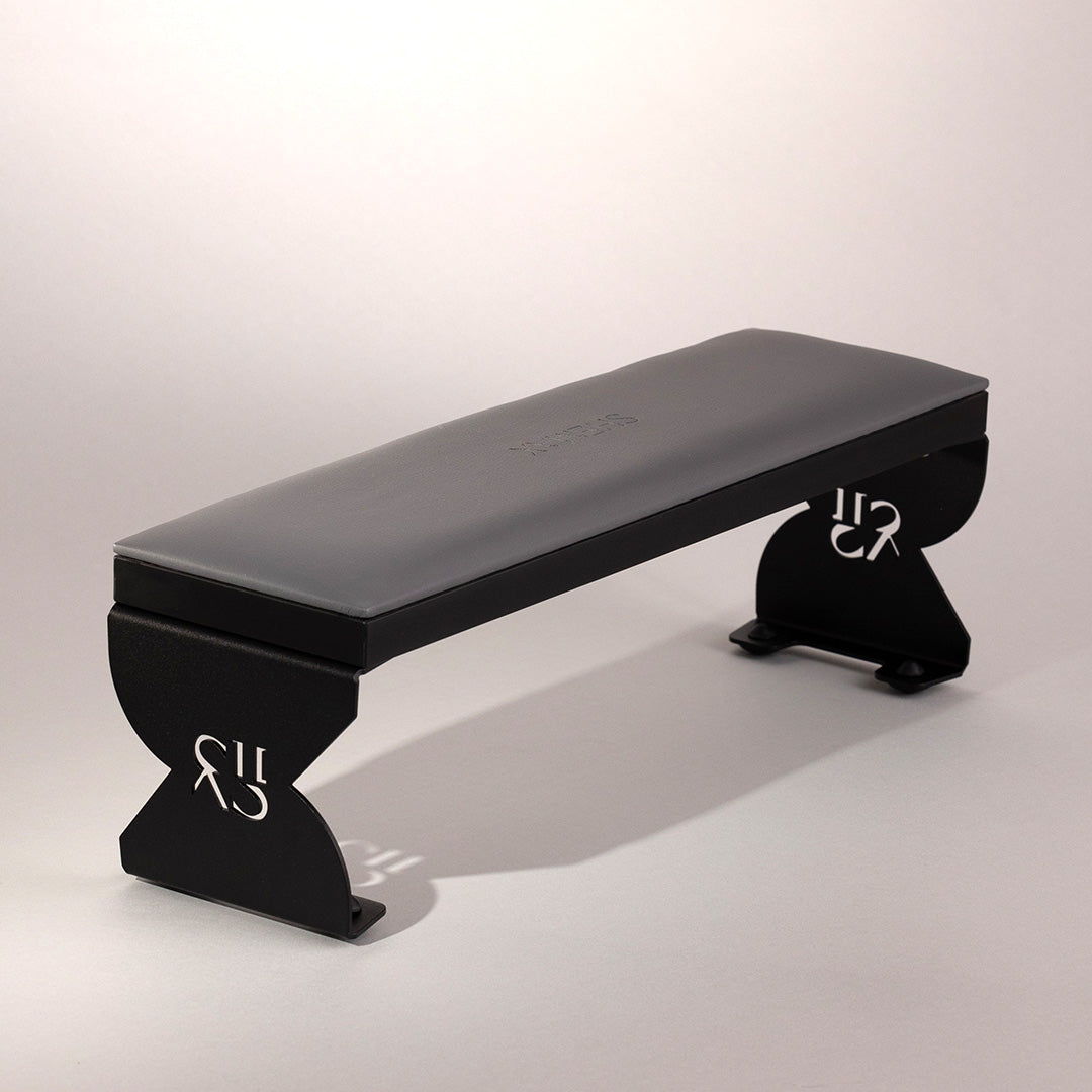 SHEMAX Roku balsts pelēks ar melnām kājām