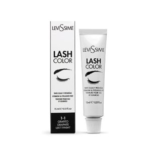 Levissime, EyeBrow & EyeLashes TINT - Uzacu un skropstu krāsa, GRAPHITE 15ml [4507]