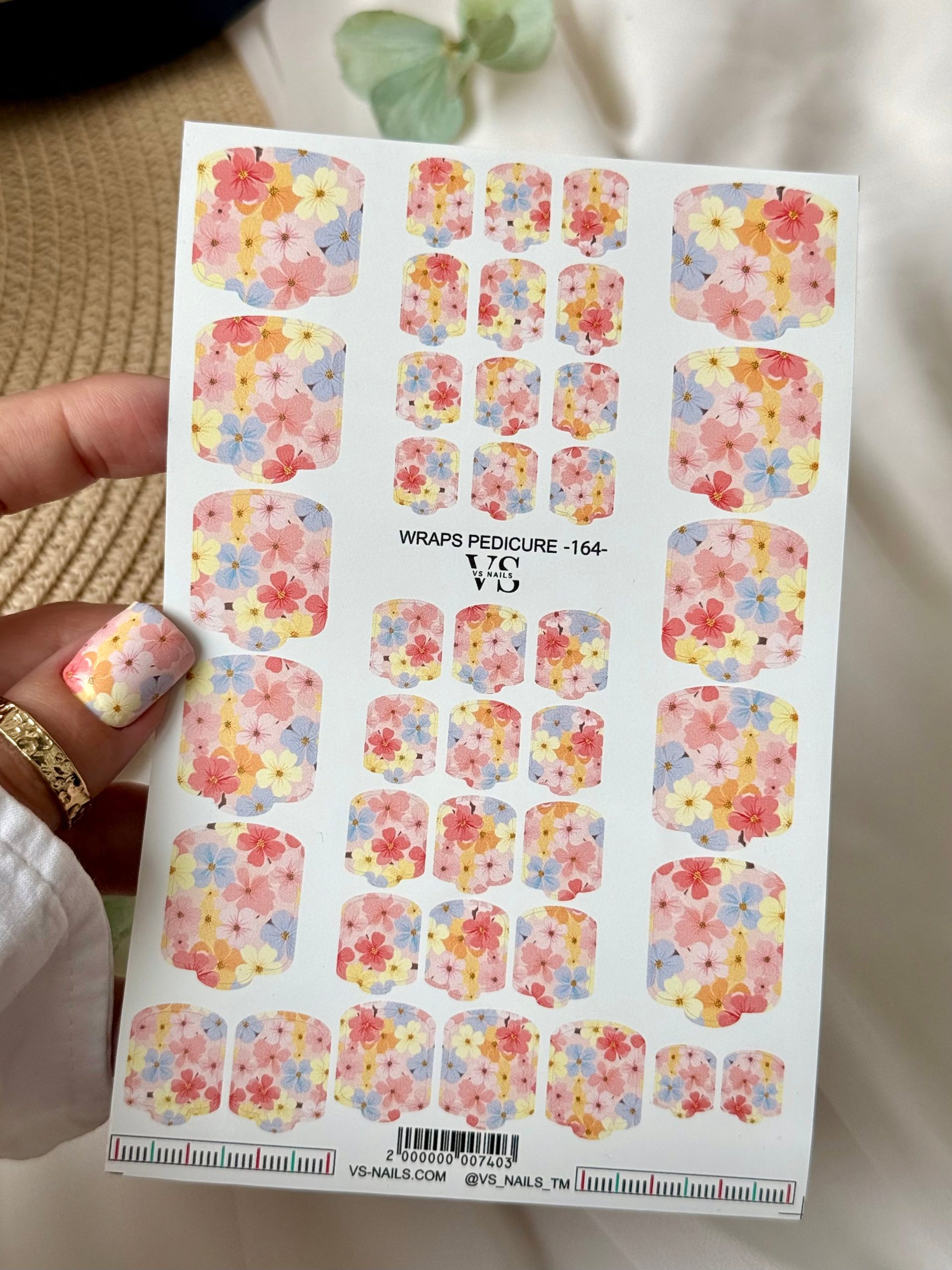 VS NAILS Pedicure Wraps Nr.164
