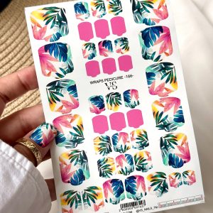 VS NAILS Pedicure Wraps Nr.166
