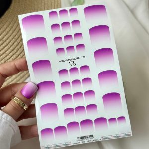 VS NAILS Pedicure Wraps Nr.184