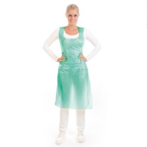 Vienreizlietojami priekšauti PE rullī, zaļš (200gab.)