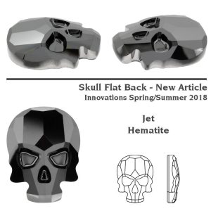 2856 MM 10,0X 7,5 JET HEMATITE- 2 GAB.