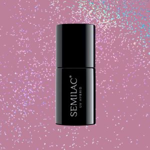 319 UV Hybrid Semilac Shimmer Dust Pink 7ml