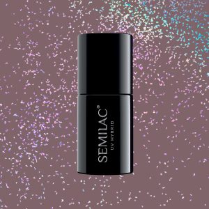 322 UV Hybrid Semilac Shimmer Dust Brown 7ml