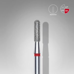 STALEKS Frēze cilindrs sarkans, diametrs 2,3 mm/ darba daļa 8 [FA30R023/8]