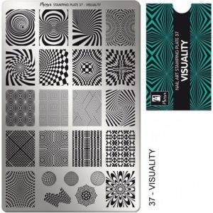 Moyra Visuality Nr.37 nagu dizaina apzīmogošanas (stempinga) plāksne