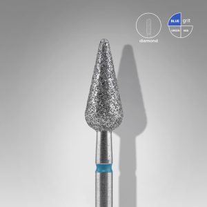 STALEKS Frēze āss bumbiers, zils, diametrs 5 mm/ darba daļa 12 [FA100B050/12]