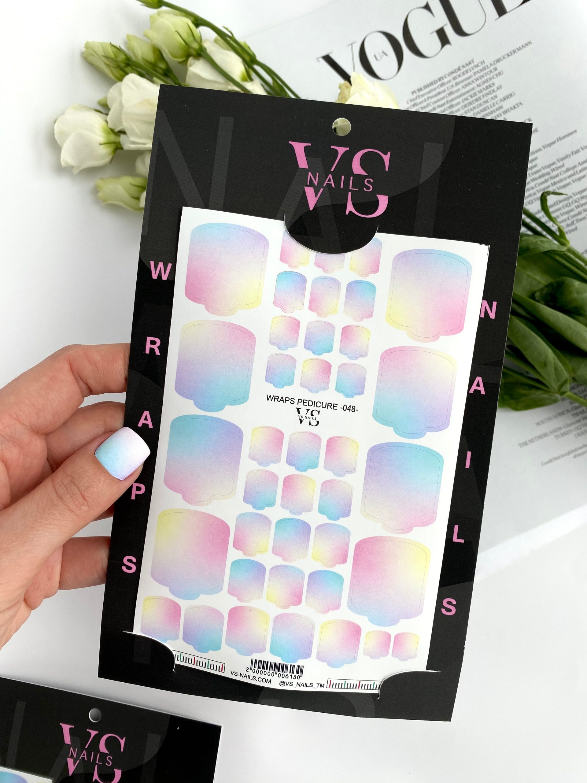 VS NAILS Pedicure Wraps Nr.48