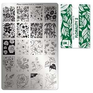 Moyra Florality 2 Nr.10 nagu dizaina apzīmogošanas (stempinga) plāksne