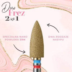 IQ NAILS Dimanta 2IN1 frēze Liela Liesma 045 [257.FM.045_ZRN]