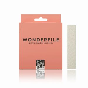 Wonderfile Maināms fails 240gr Soft 18x105mm uz putu pamata (vīlei 160x18mm), 50gb