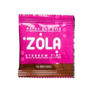 ZOLA Krāsa uzacīm BROWN 5ml