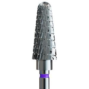 IQ NAILS Cietkausējuma (Karbīda) frēze noņemšanai violeta 060 [201.134.060]