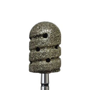 IQ NAILS Dimanta frēze Cilindrs ar caurumiem melns [144S.534.130]