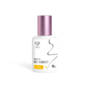 LOVELY Skropstu gēlveida noņēmējs Peach, 15ml