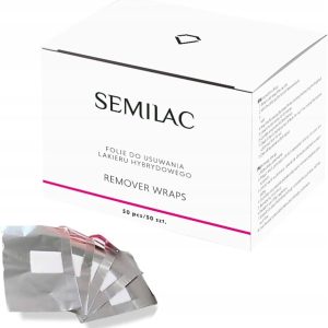 Semilac UV gel polish Remover Wraps 50gab.