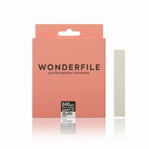 Wonderfile Maināms fails 240gr Soft 15x90mm uz putu pamata (vīlei 130x15mm) 50gb