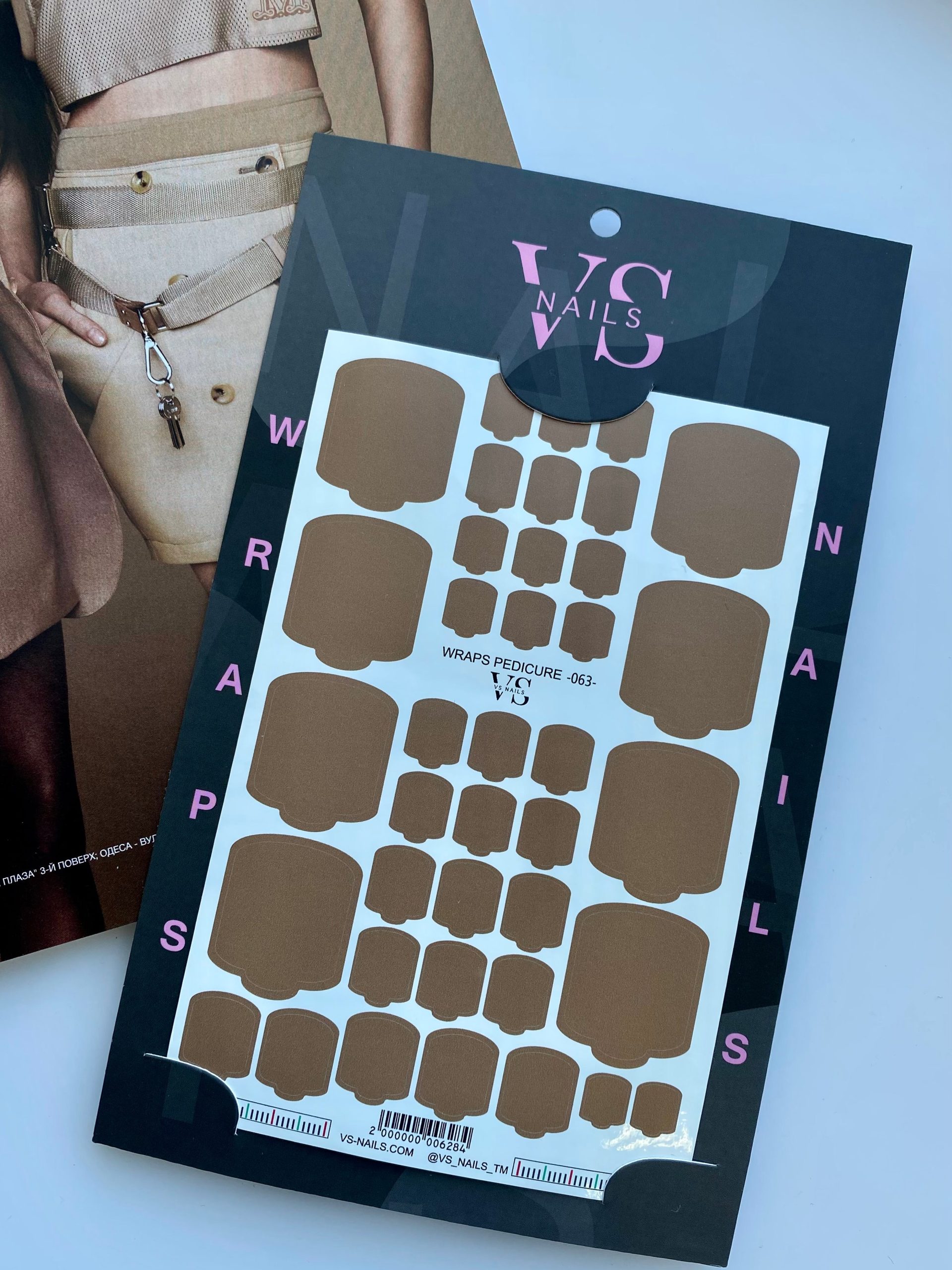 VS NAILS Pedicure Wraps Nr.63