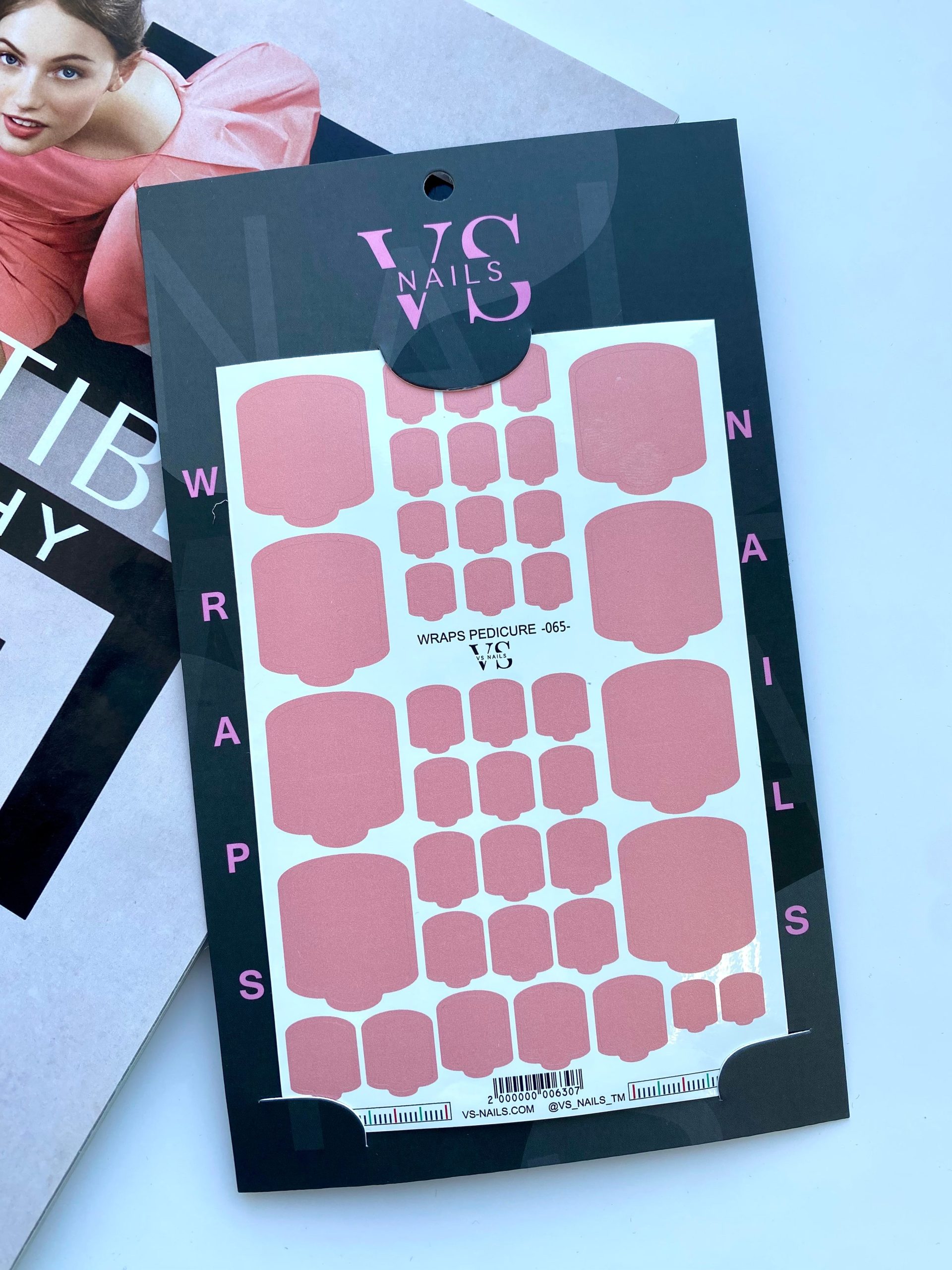 VS NAILS Pedicure Wraps Nr.65