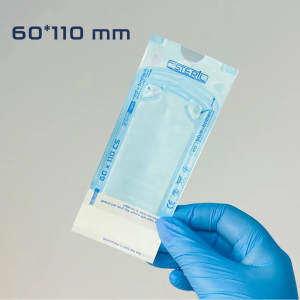 ProSteril Autoklāva sterilizācijas maisiņi 60x110mm caurspīdīgi ar indikatoru 200gab.