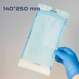 ProSteril Autoklāva sterilizācijas maisiņi 140x250mm caurspīdīgi ar indikatoru 200gab.