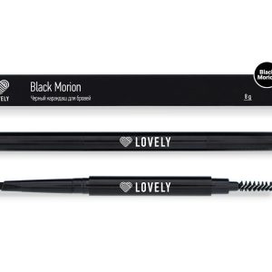LOVELY Uzacu zīmulis Black Morion 8g.