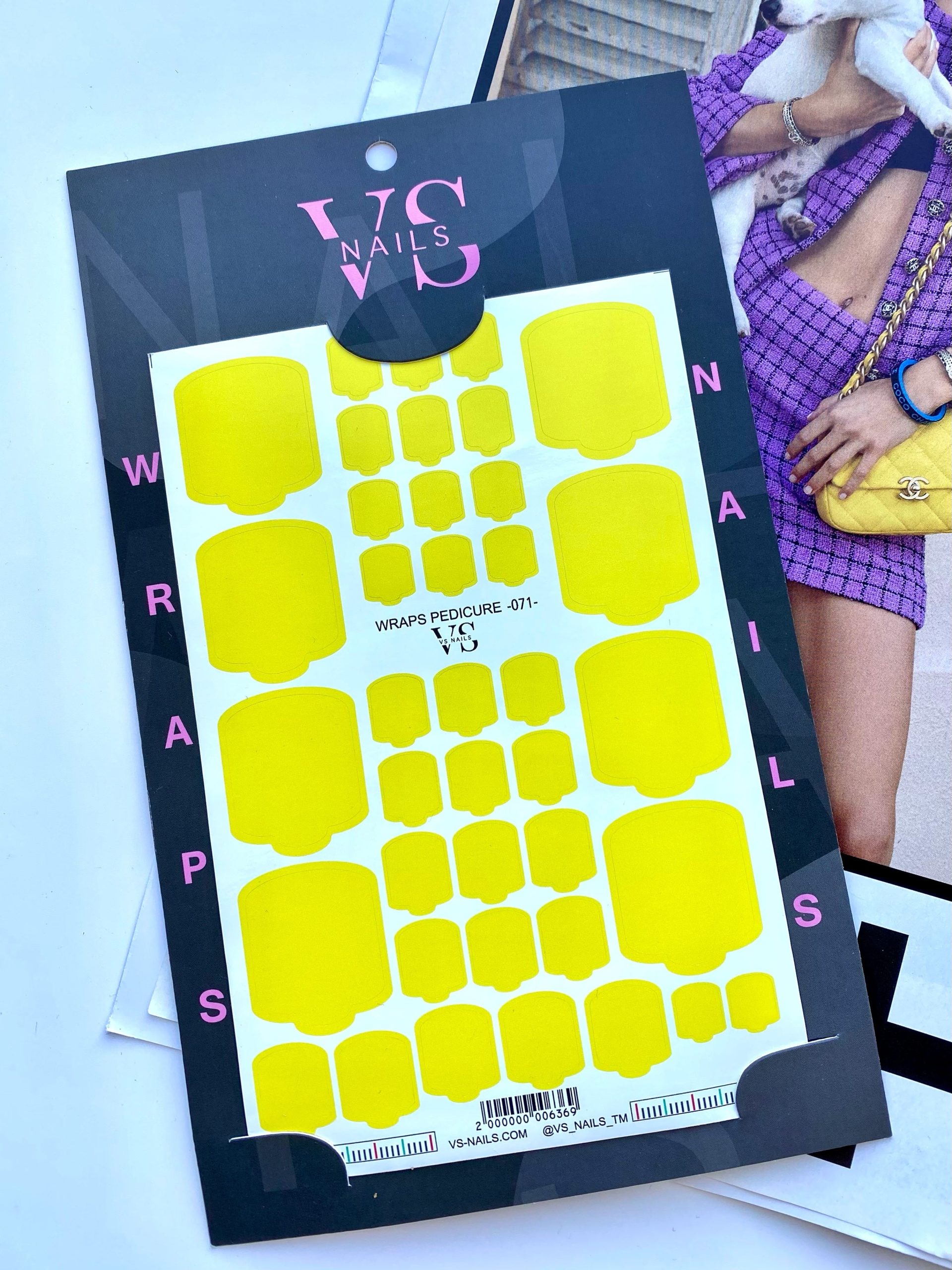 VS NAILS Pedicure Wraps Nr.71