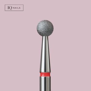 IQ NAILS Dimanta frēze Bumba sarkana 040 [001.514.040]