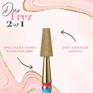 IQ NAILS Dimanta 2IN1 frēze Konuss 031 [171.FM.031_ZRN]