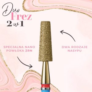 IQ NAILS Dimanta 2IN1 frēze Konuss 031 [172.FM.031_ZRN]