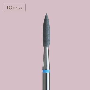 IQ NAILS Dimanta frēze Liesma 021 zila (ar spicu galu) [243.524.021XL]