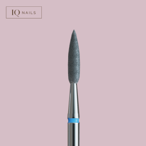 IQ NAILS Dimanta frēze Liesma 023 zila (ar spicu galu) [243.524.023XL]