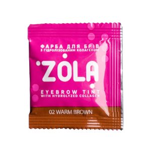 ZOLA Krāsa uzacīm WARM BROWN 5ml