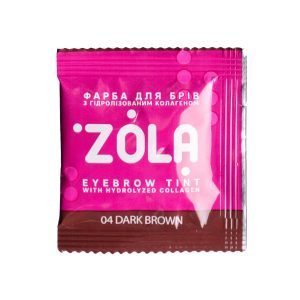 ZOLA Krāsa uzacīm DARK BROWN 5ml