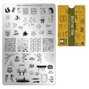 Moyra Fall in Love Nr.83 nagu dizaina apzīmogošanas (stempinga) plāksne