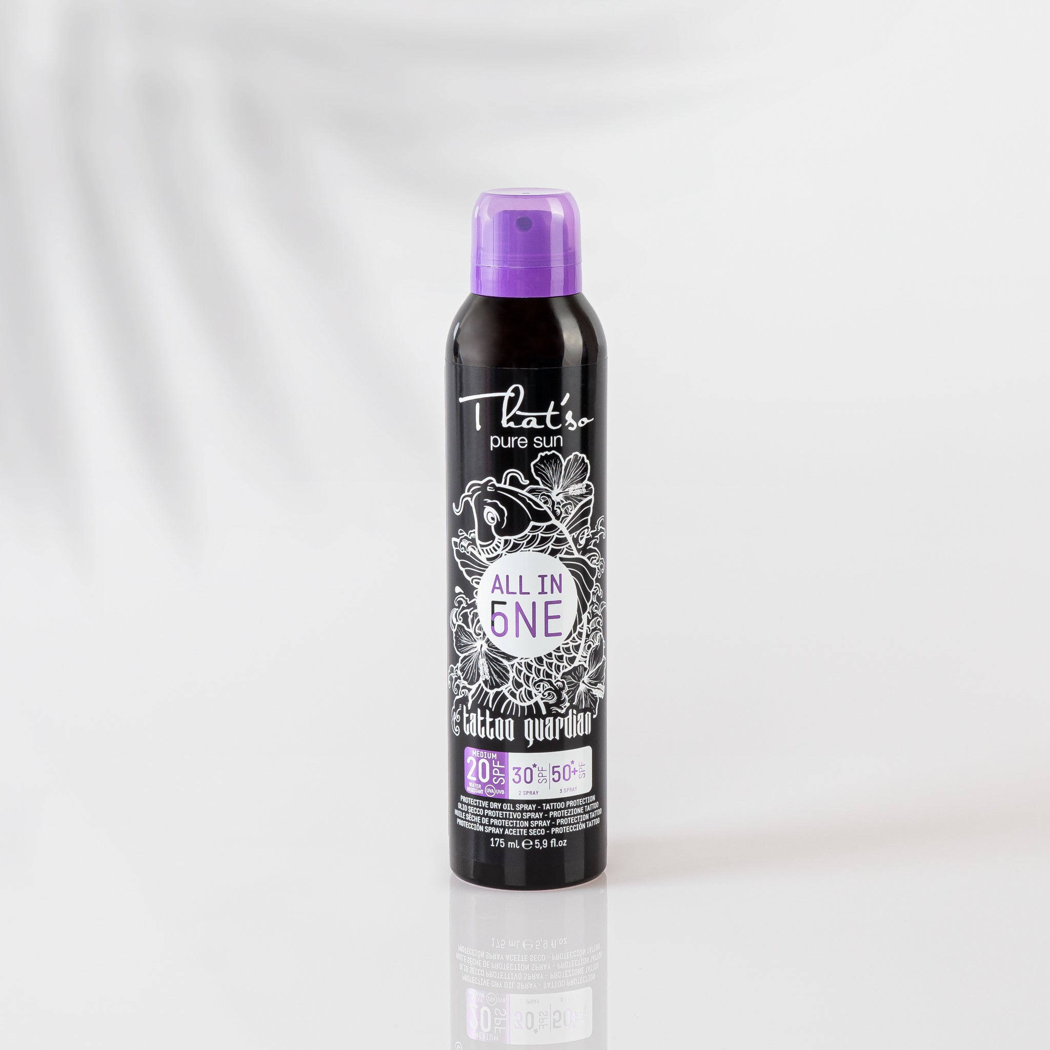 THAT'SO All-In-One Tattoo SPF 20/30/50 Saules aizsargsprejs, 175ml
