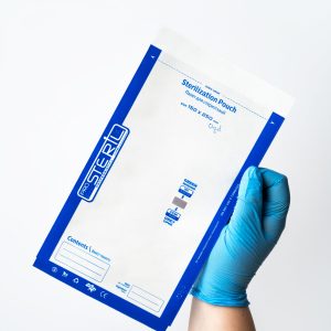 ProSteril Karstā gaisa & Autoklāva sterilizācijas maisiņi 150x250mm caurspīdīgi ar indikatoru 100gab.