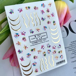 VS NAILS Sliders Combi Foil Nr.107