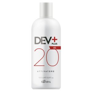 KAARAL Dev+plus oksidējoša emulsija 20 vol. (6%), 1000 ml